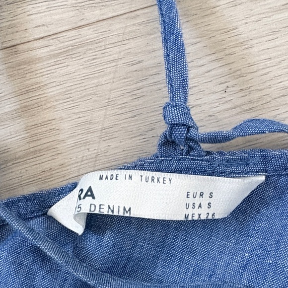 Zara Blue Midi Dress - Picture 2 of 3